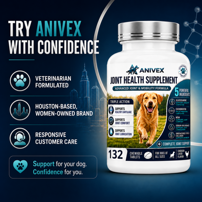 Advanced Joint & Mobility Supplement for Dogs — 132 Chewable Tablets